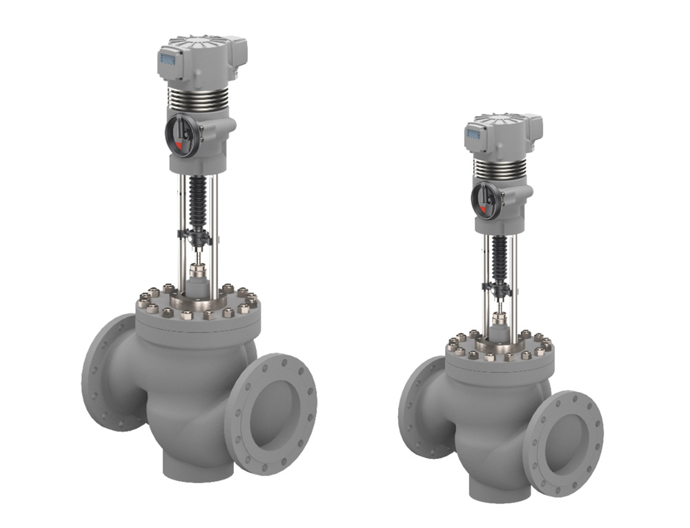 Motorized globe valves